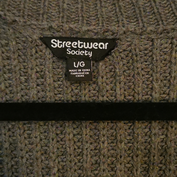 🍄 Street Society  Short sleeve Sweater, Size Large - Picture 6 of 8